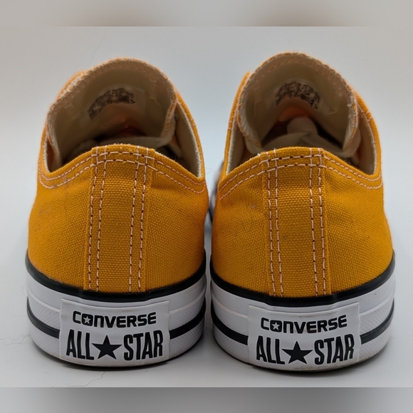 Converse All Star Yellow Low-Top Sneaker- Mens 6 - Picture 6 of 9